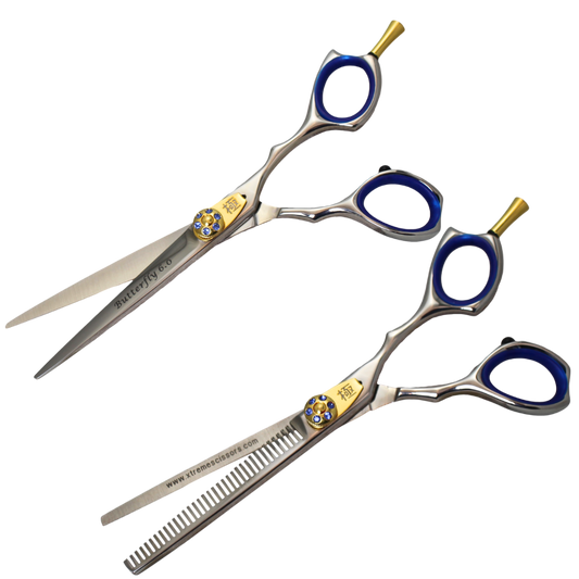 DUO BUTTERFLY 6 pouces Bleu & BUTTERFLY 35Th Bleu